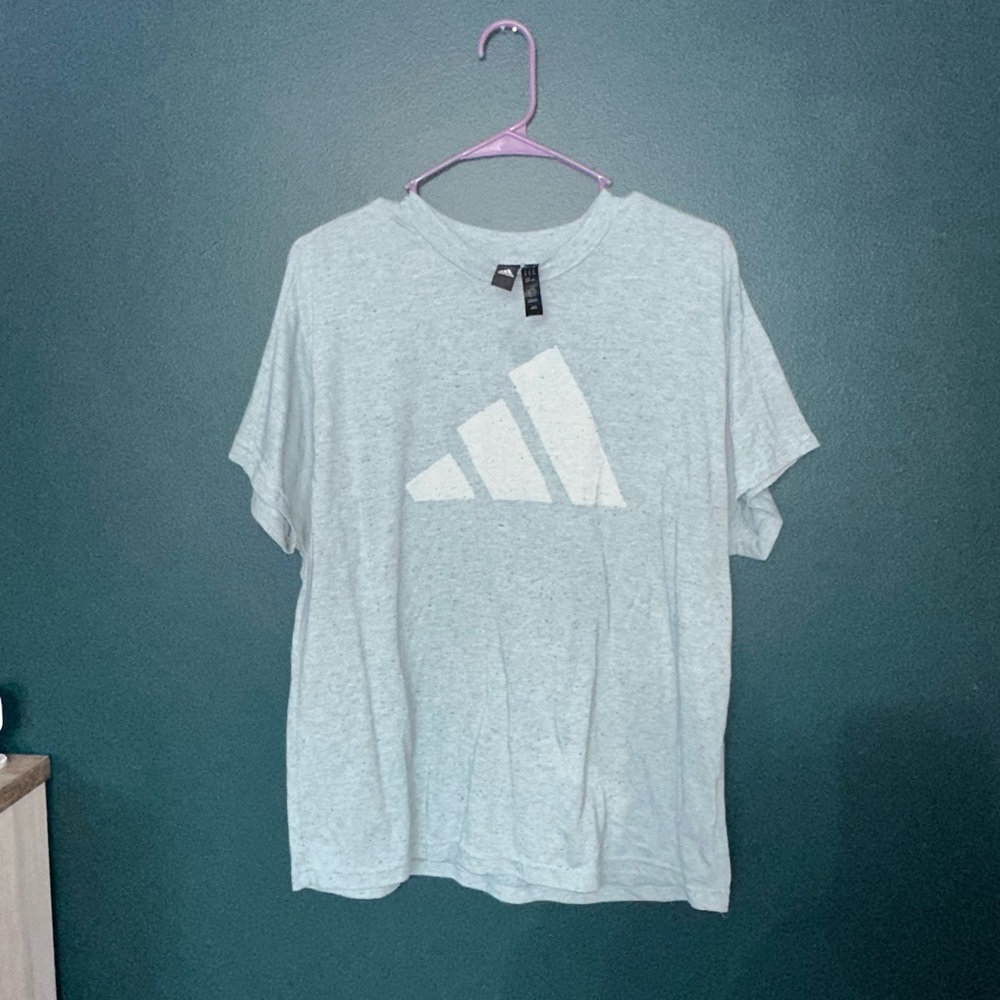 Adidas XL light blue tshirt